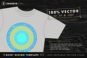 T-Shirt Design Template 004, an Object Graphic by KENEDIK DESIGN STUDIO (Thumbnail 4 of 4)