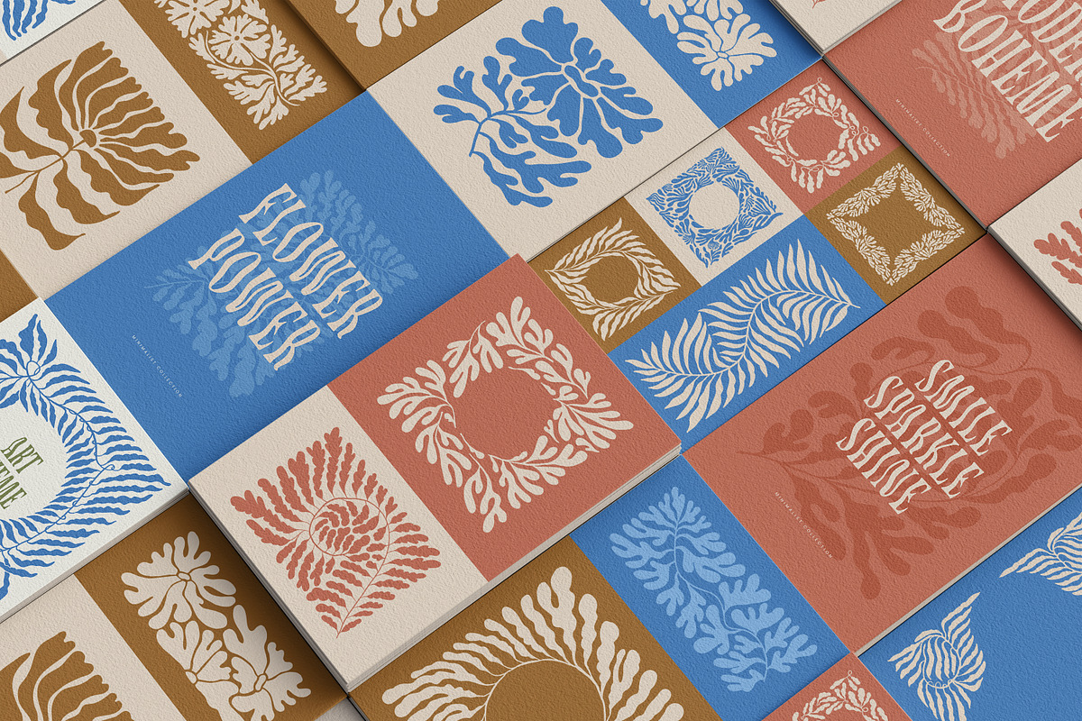 Groovy Floral Print Collection, an Object Graphic by DesignThatMatters (Photo 1 of 13)