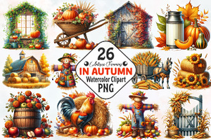 Antique Farming Autumn Sublimation, a Seasonal Illustration by RobertsArt