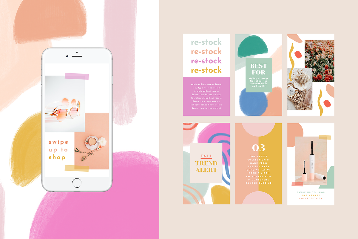 Playful Instagram Story Template, a Social Media Template by Brighten Made (Photo 3 of 4)