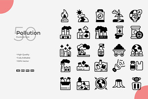 Pollution Duotone Icons, an Icon by Bloodline