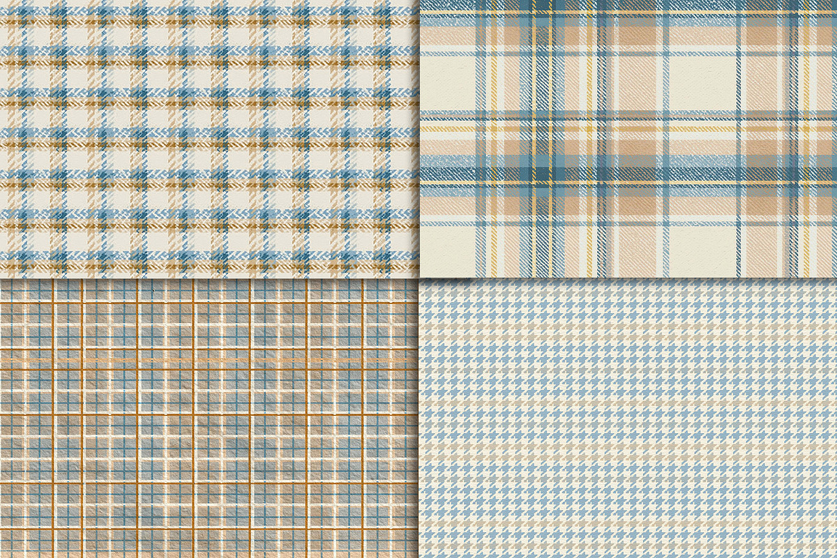 Pastel Plaid Scrapbook Paper Pack, a Pattern Graphic by Area (Photo 19 of 31)