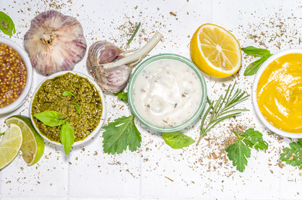 Set of various classic sauces, a Food & Drink Photo by Rimma
