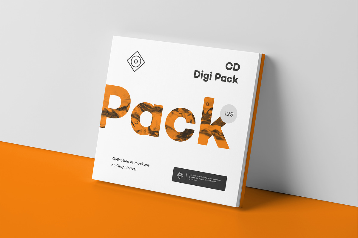 CD Digi Pack Mock-up 8, a Packaging Mockup by Yogurt86 (Photo 10 of 10)