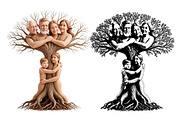 Family Concept Illustrations, a Decorative Illustration by DanFLCreativo (Thumbnail 1 of 3)