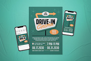 Drive-in Cinema Flyer Set, a Flyer Template by The Good Store (Thumbnail 1 of 2)