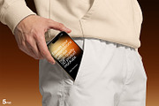 iPhone 17 Pro Max Mockup in Pocket, an iPhone Mockup by RamStudio2 (Thumbnail 1 of 7)