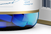 Bottle 45 Pills & Box Mockup, a Packaging Mockup by Reformer Mockup (Thumbnail 6 of 6)