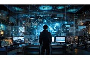 equipment technology at work ai, a Technology Photo by pikepicture