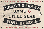 Wicked Tattoo Font Bundle, a Slab Serif Font by BAD TASTE (Thumbnail 4 of 18)