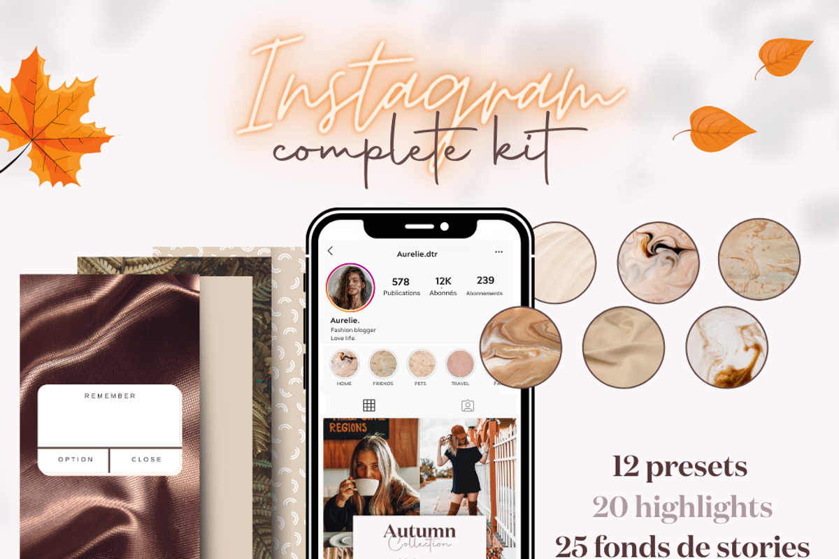 Instagram : Presets, Covers & Storie, a Social Media Template by creative-kits (Photo 1 of 10)