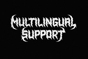 Medicine Drops - Death Metal Font, a Blackletter Font by Multype Studio (Thumbnail 11 of 12)