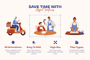 Animated Food and Delivery, a Food Illustration by Vectors Market (Thumbnail 2 of 4)