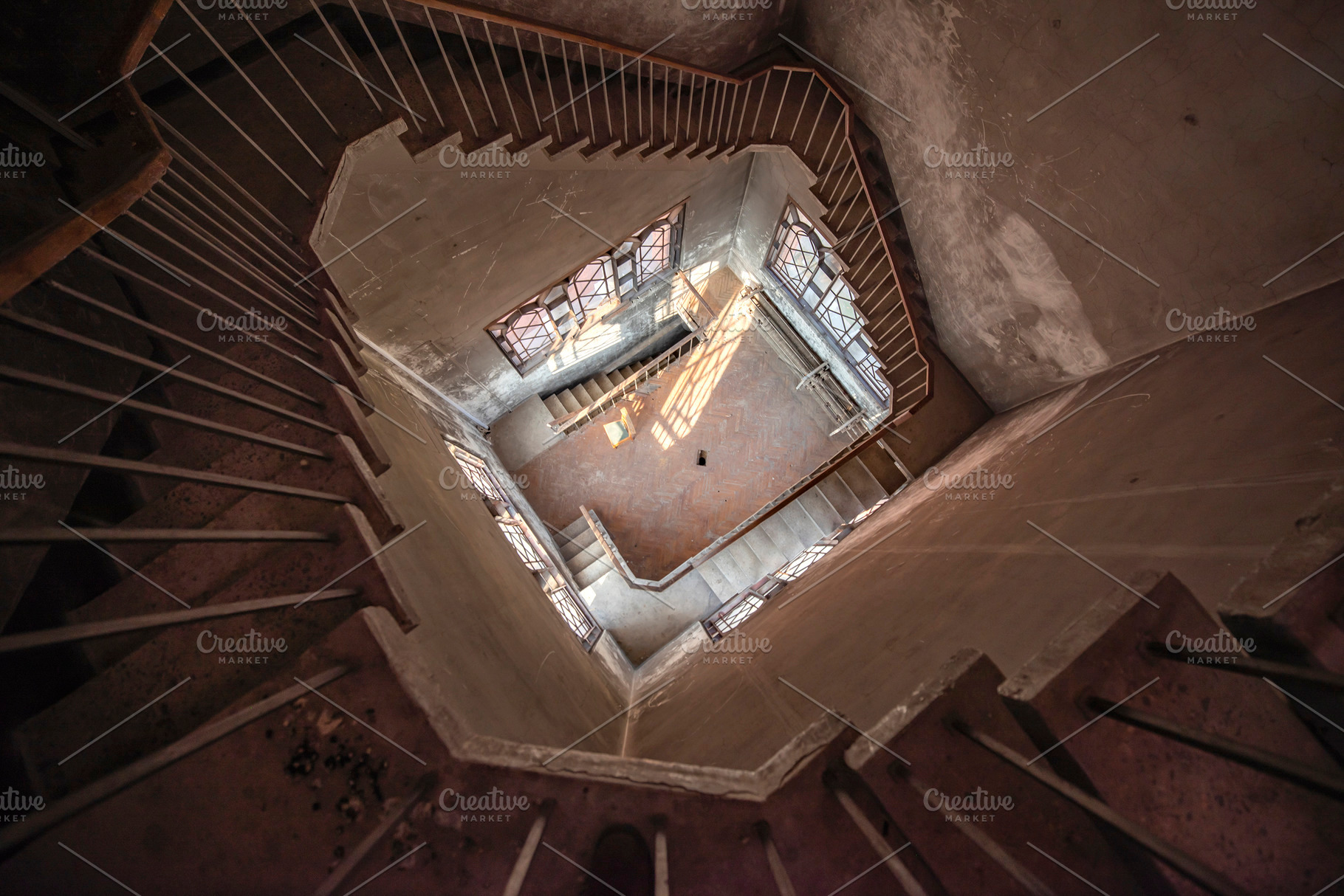 stairs inside the tower in the Church of Saints Simeon and Helen, a Photo by Pictures for you!!!!!!!!!