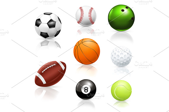 Vector sport balls preview 5