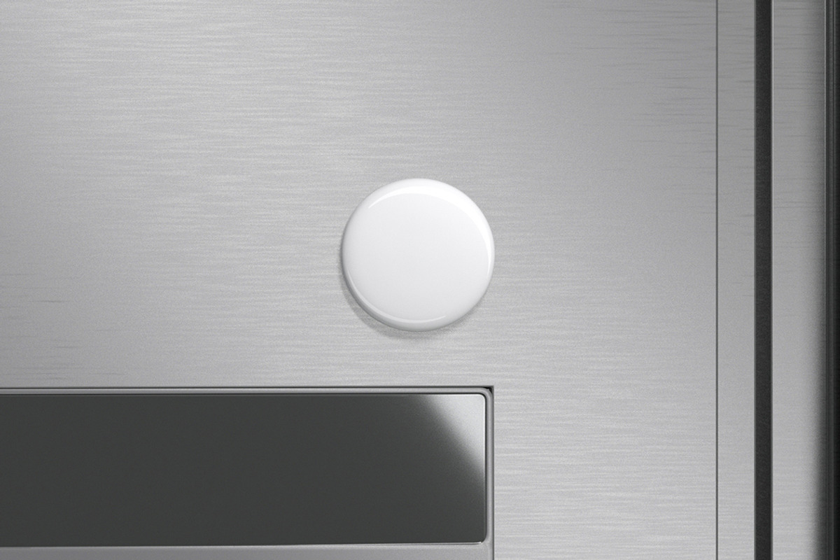 White Round Fridge Magnet 3D Model, an Object 3D Model by rebrandy (Photo 1 of 9)