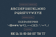 Moanster Vintage Stamp, a Serif Font by Creatype Studio (Thumbnail 9 of 9)