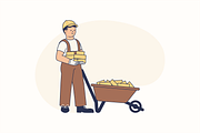 Construction Worker Illustration, an Object Graphic by Jump Studio (Thumbnail 6 of 12)