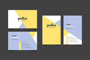 Land and Portrait Card Template, a Marketing Template by Aban's World