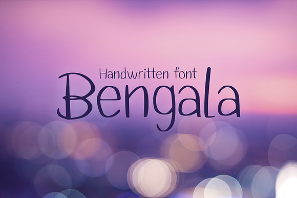 Bengala Font preview 3