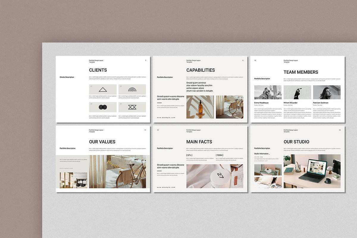 Portfolio & Resume Template Landscap, a Brochure Template by ElvinPrint (Photo 6 of 8)