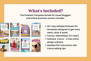 Pinterest Travel Templates Canva, a Social Media Template by Fallon Gerst (Thumbnail 5 of 7)
