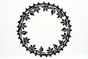 Decorative Circle Leaf Frame Set, an Illustration by BIPLOB EXPERT (Thumbnail 5 of 9)