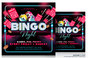 Bingo Flyer Template, a Flyer Template by Satgur Graphic Design (Thumbnail 1 of 4)