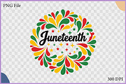 Juneteenth Splash Swirl Wreath SVG, a Decorative Illustration by Gfx Expert Team (Thumbnail 3 of 3)