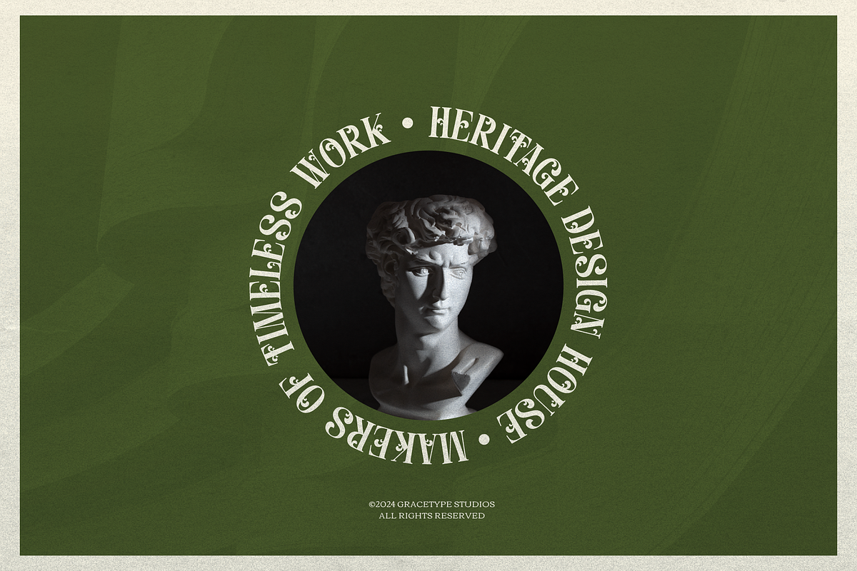 Davenor | Display Serif Font, a Serif Font by gracetype_studio (Photo 8 of 11)