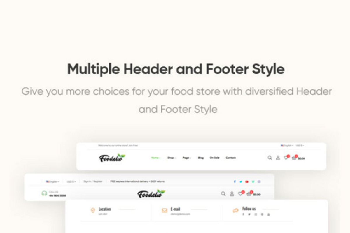 Leo Foodelic - Organic Food Store, a Bootstrap Template by LeoTheme (Photo 8 of 13)