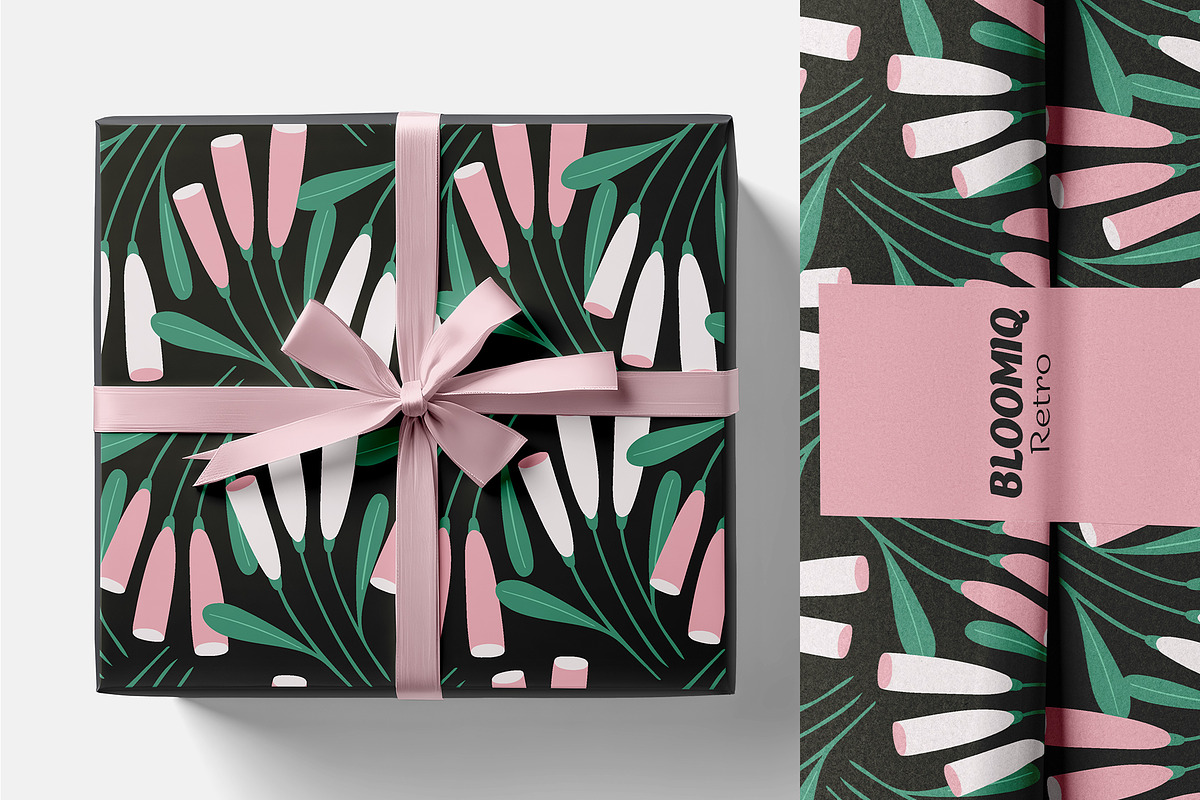 Vintage Flower Pattern Collection, a Pattern Graphic by Asya Melkonyan Patterns (Photo 9 of 15)
