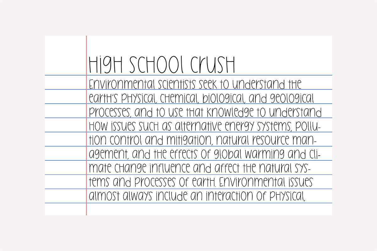 Notebook Handwriting Font Bundle V2, a Handwritten Font by Blush Font Co. (Photo 8 of 12)