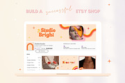 Retro Etsy Shop Branding Kit, a Websites & App Template by Boltik Studio (Thumbnail 7 of 7)