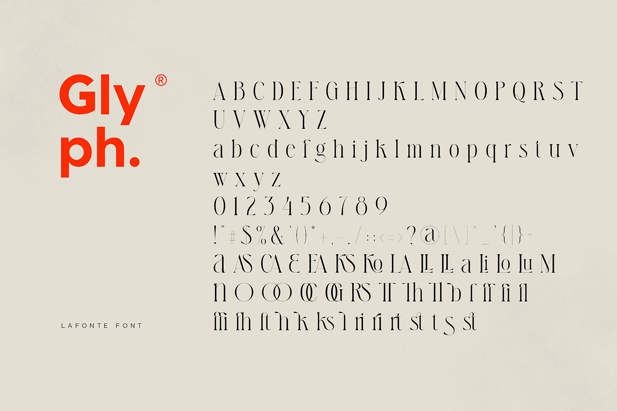 Lafonte Font, a Serif Font by vuuuds (Photo 13 of 13)