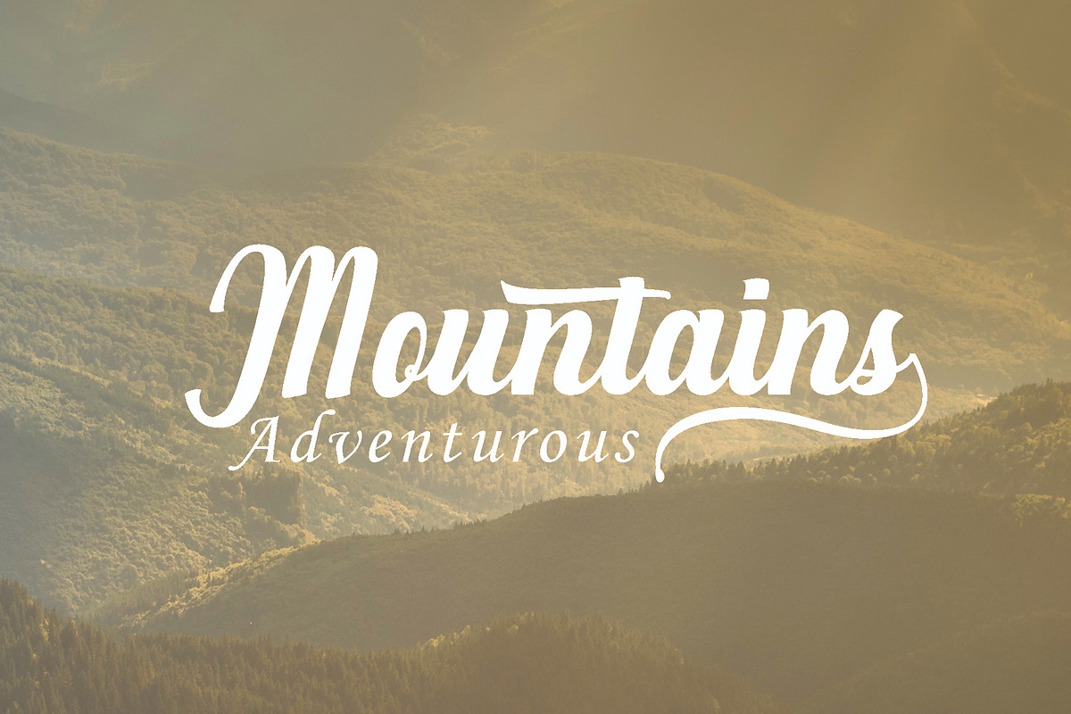 Mighttel, a Script Font by PollemSt (Photo 3 of 10)