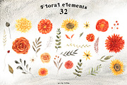 Cozy Halloween watercolor collection, a Seasonal Illustration by LiChu Art (Thumbnail 23 of 28)