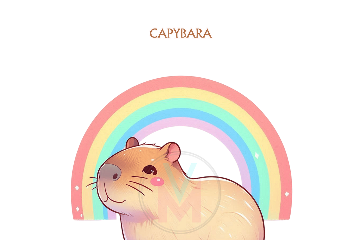 Cute Capybara PNG 35Funny Clipart, an Animal Illustration by VM PARTYS  BY TAIRUMA (Photo 7 of 10)