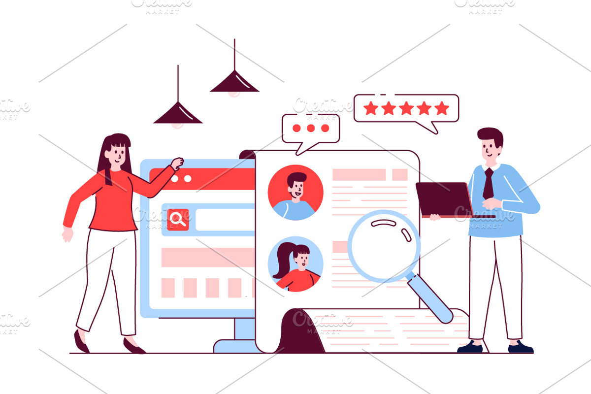Flat Line Web Illustrations, a Templates & Theme by alexdndz (Photo 14 of 25)