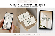Podcast Logo Kit Canva Template, a Branding & Logo Template by BrandhavenStudio (Thumbnail 4 of 11)
