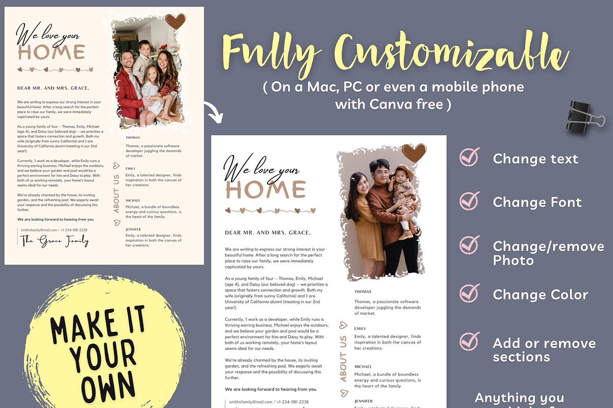 Home Offer Letter Template | Canva, a Resume Template by Climbwithelevator (Photo 3 of 5)
