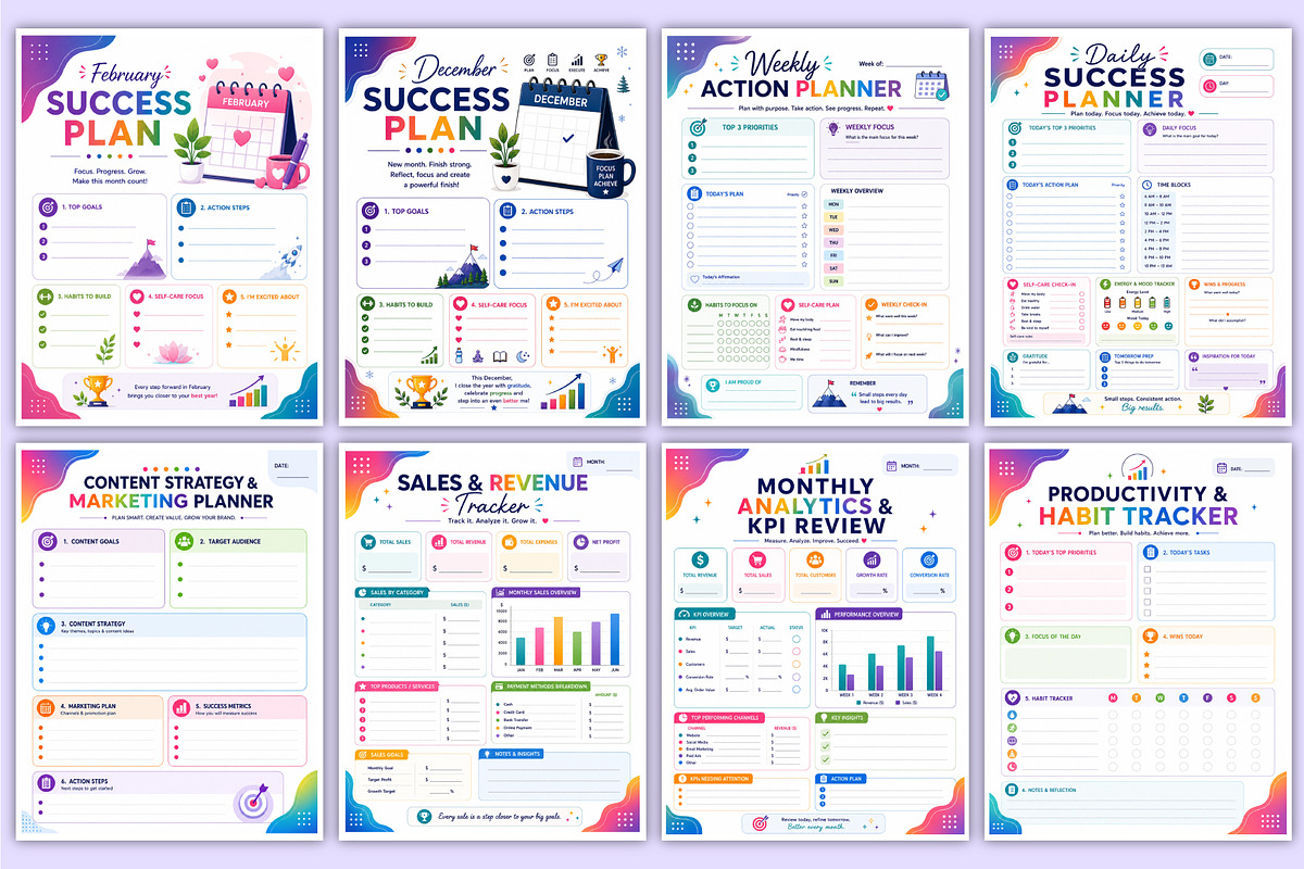 2027 Online Success Blueprint Kdp, a Stationery Template by Mustafiz (Photo 4 of 5)