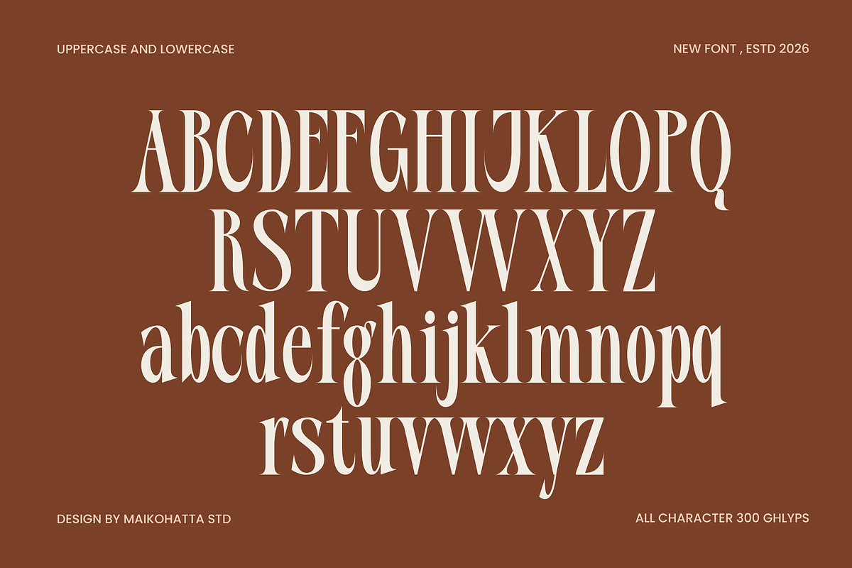 Elient – Elegant Fashion Serif Font, a Serif Font by MaikoHatta (Photo 5 of 9)
