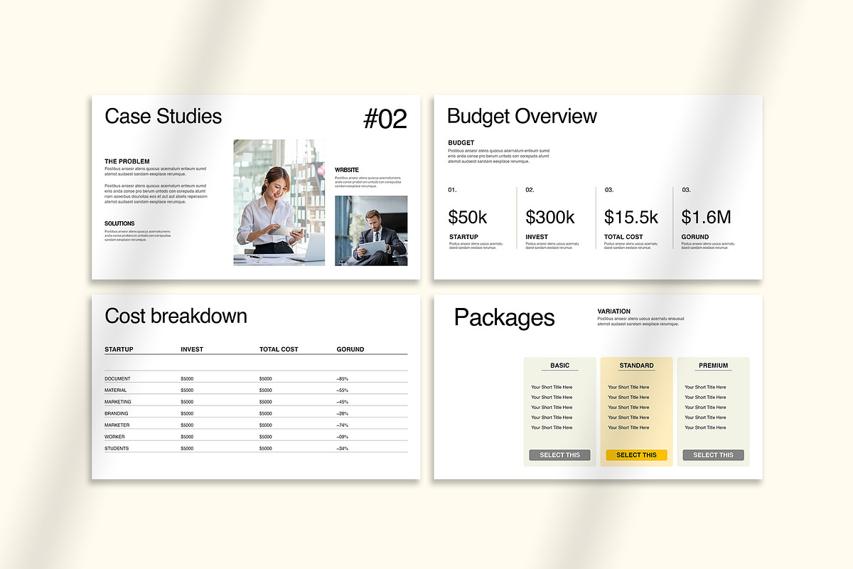 Brand Proposal Presentation Template, a Presentation Template by Oriofix (Photo 7 of 8)