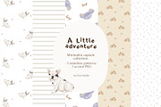 Minimal Baby Patterns Set + PNG, a Pattern Graphic by Eva Gentle (Thumbnail 1 of 7)