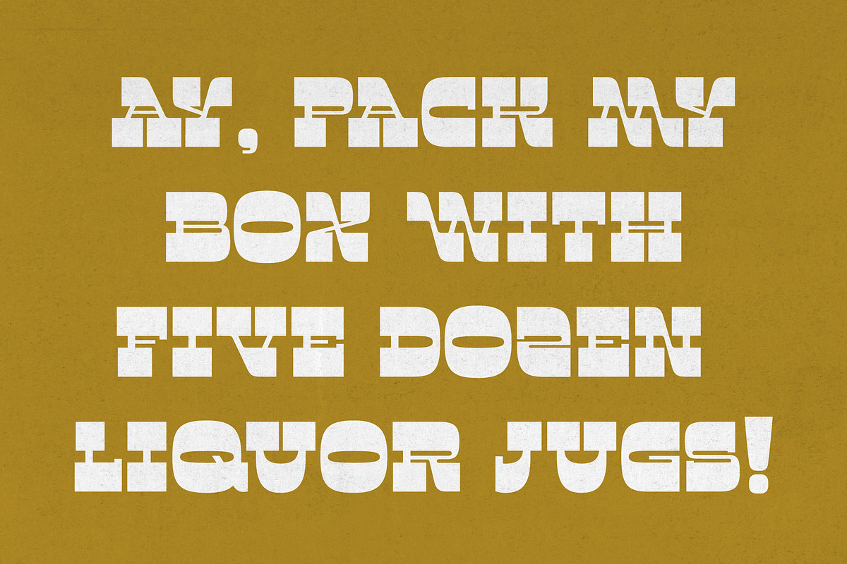 Chunker Display, a Slab Serif Font by Quiver Supply Co. (Photo 5 of 8)