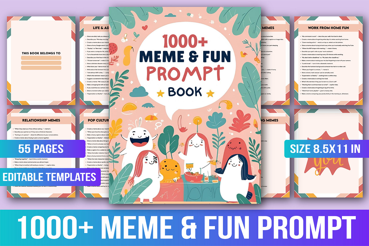 1000+ Meme & Fun Prompt Book