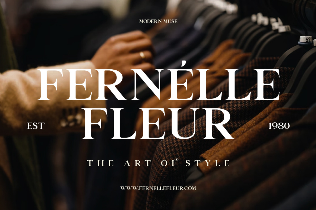 Fiorabela Modern Decorative Font, a Serif Font by Rasio Studio (Photo 3 of 7)