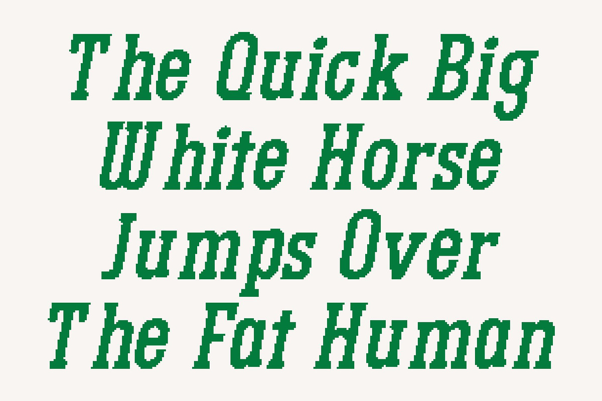 CS Bargent Pixel, a Slab Serif Font by Craft Supply Co. (Photo 2 of 8)