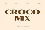 Croco Mix, a Sans Serif Font by Craft Supply Co. (Thumbnail 1 of 8)